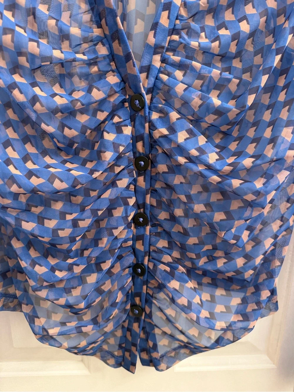 Maeve Button-Down Blouse - Size Large - Picture 5 of 7